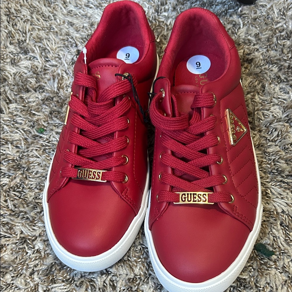 Guess Women's Bold Red Sneakers